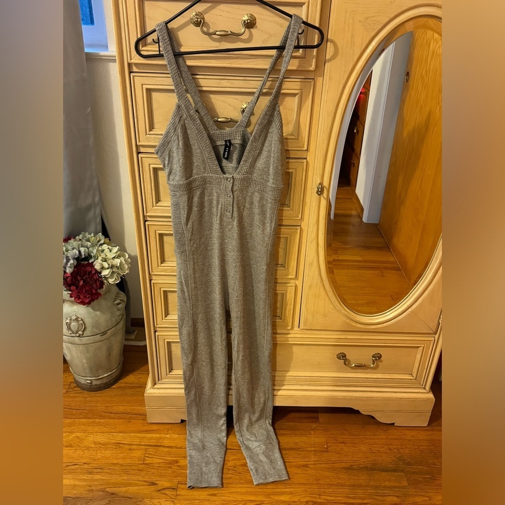 Urban Outfitters Out From Under Gray Knit Jumpsuit